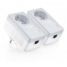 10/100 Mbit powerline adapter (met stopcontact)