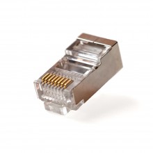 RJ45 krimp connector voor UTP kabel - Shielded