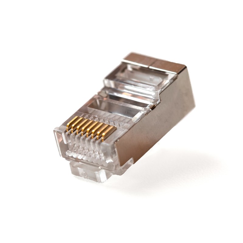 Bemiddelen Convergeren beet RJ45 krimp connector voor UTP kabel - Shielded