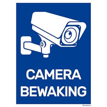 Bord "camerabewaking"...