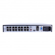 CHD-4K-NVR16-P - 8 MegaPixel IP camera recorder voor 16 camera's met PoE