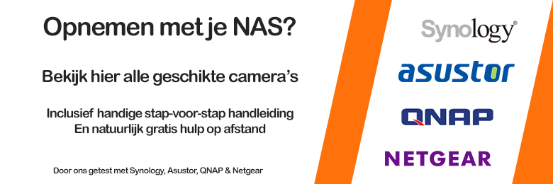 IP camera's opnemen met je NAS