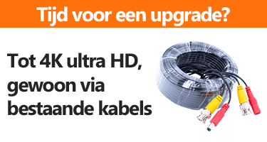 Upgrade je oude camerasysteem en gebruik de bestaande kabels